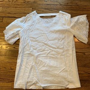 Loft maternity linen blouse